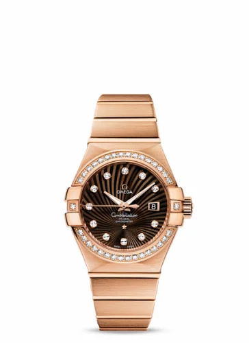 Omega Constellation Co-Axial 31 Red Gold / Diamond / Brown Supernova 123.55.31.20.63.001 (12355312063001)